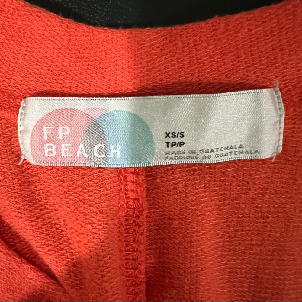 Free People Beach Coral Beatnik Tunic Size XS/S - Picture 6 of 9